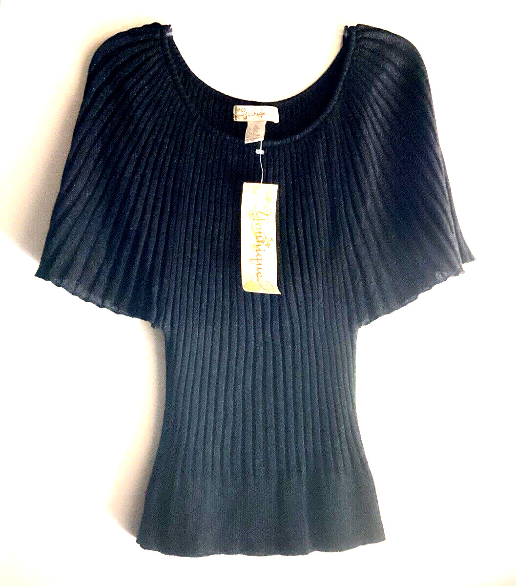 Younique Black Lurex Top Blouse Size M - NEW with tags Younique Black Lurex Top Blouse Size M - NEW with tags