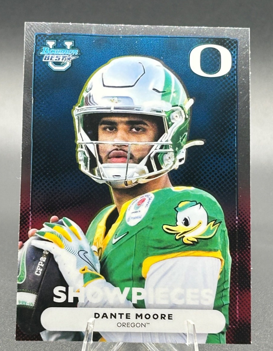 2025 Bowman\'s Best University - Bowman Showpieces Dante Moore #BS-7 (RC)