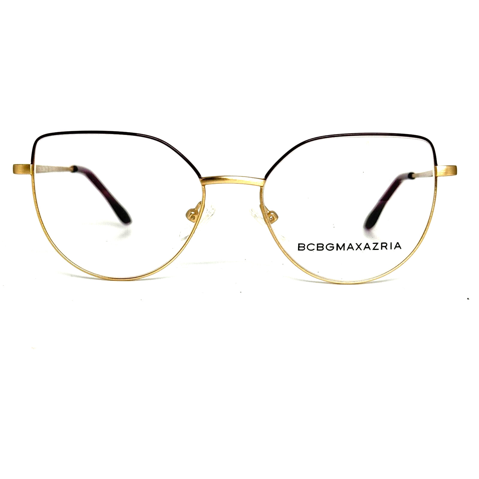BCBG Max Azaria Purple Rose Gold 51mm New Authentic Eyeglass Frame H13609
