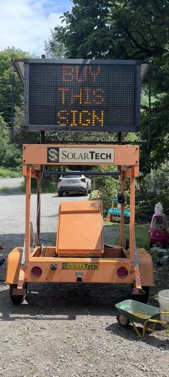 2006 solar tech message board Programmable Message Board Sign Board Trailer