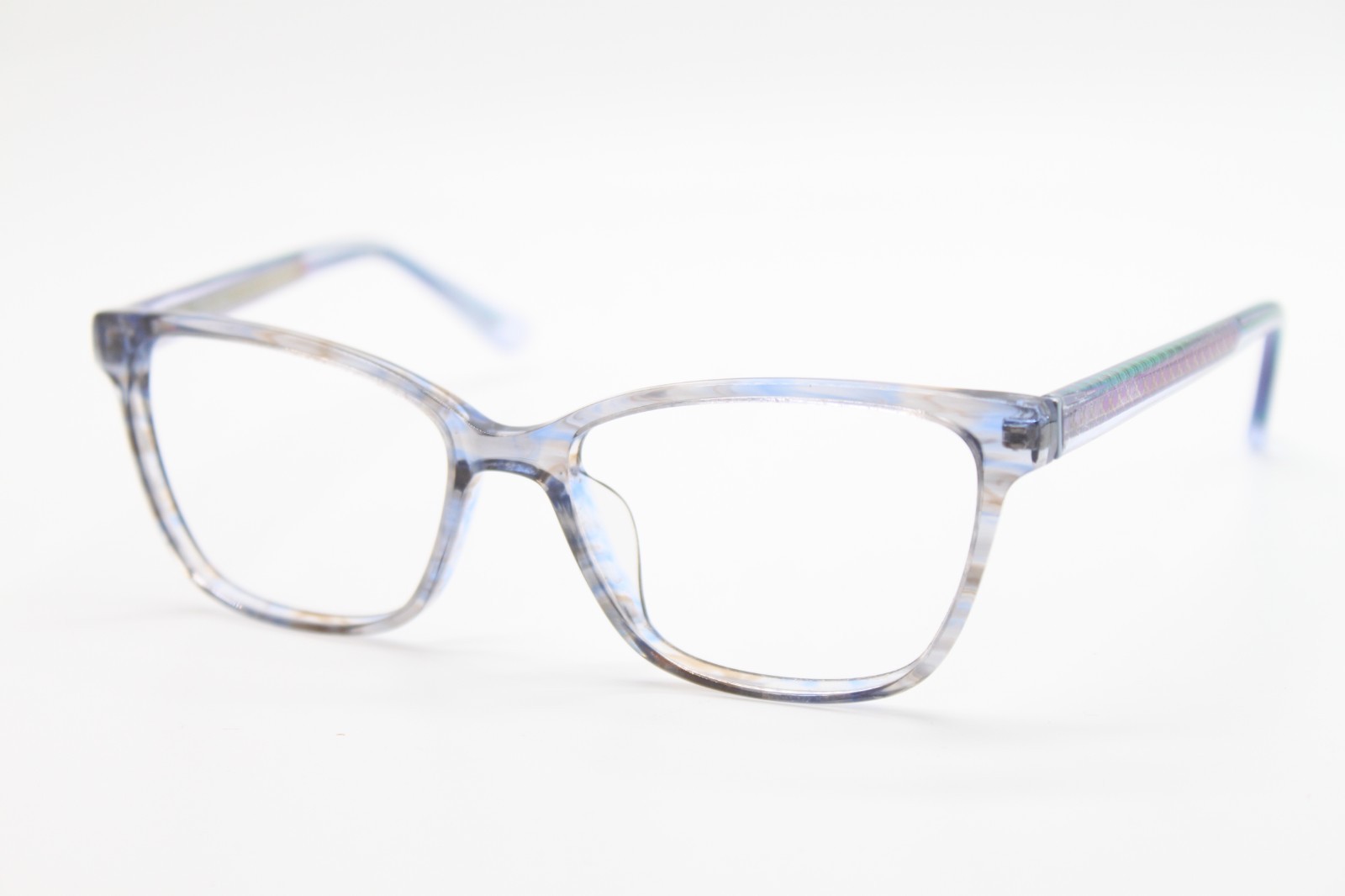 NEW NICOLE MILLER FINCH BAY C01 GREY BLUE AUTHENTIC EYEGLASSES 54-16