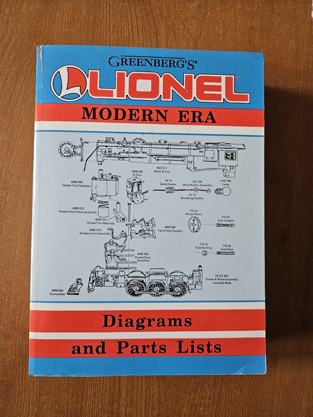 Greenberg\'s Lionel Modern Era Diagrams And Parts List (1992 trade paperback)