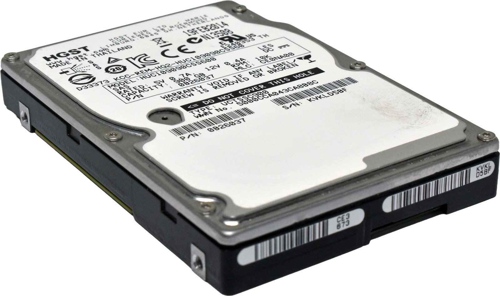 HGST UCTTSSC900 900GB 2.5\