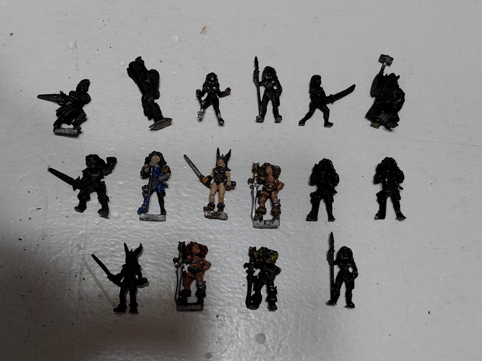 16 Vtg Citadel Barbarians Metal Miniatures 1980s OOP Oldhammer Amazon Female 