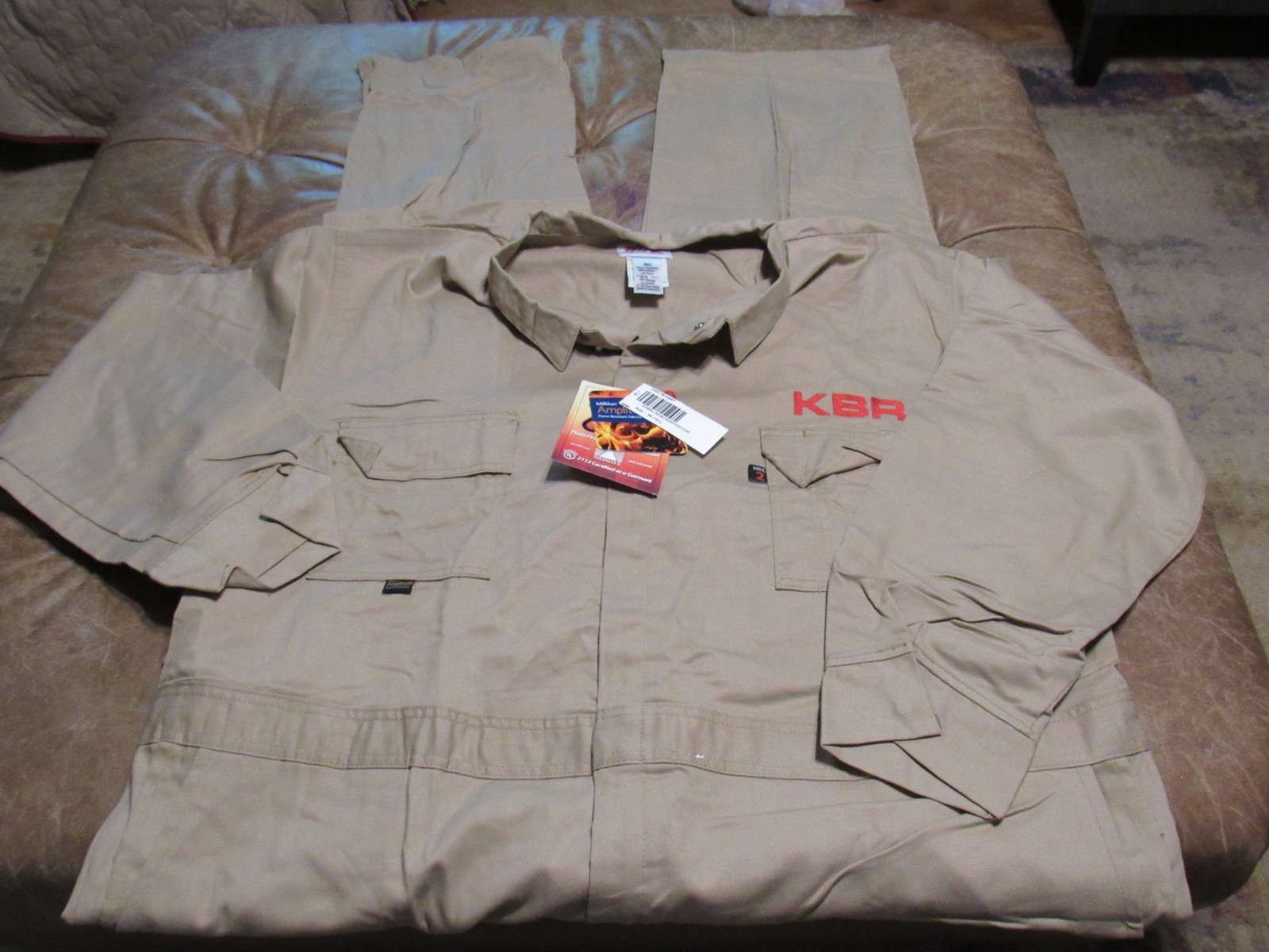 2112 Flash Fire & Arc Flash Protection Khaki Workwear Coverall Flame 56 Tall V95 2112 Flash Fire & Arc Flash Protection Khaki Workwear Coverall Flame 56 Tall V95
