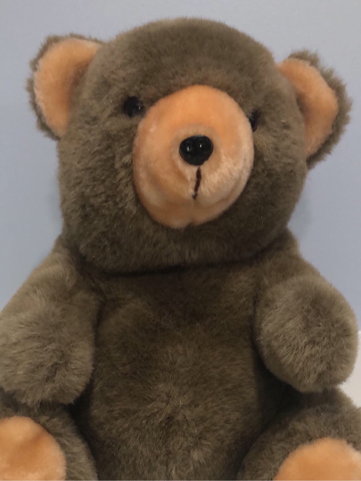 Gorgeous Soft Vintage High Quality Bear 15” Brown Plush Stuffed Animal