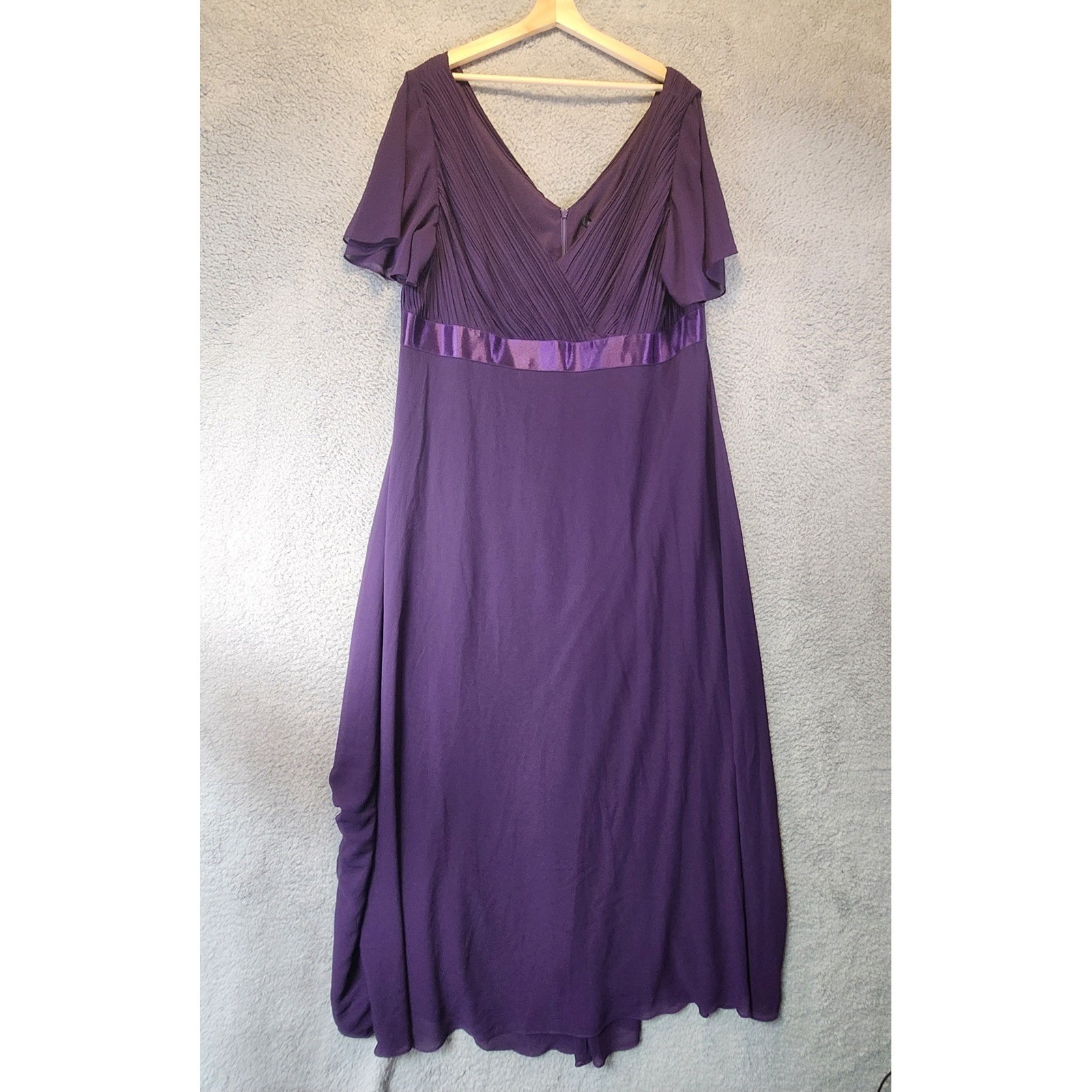 Ever Pretty Dress Womens 9XL US 26 Purple Formal Evening Gown Party Zip Back