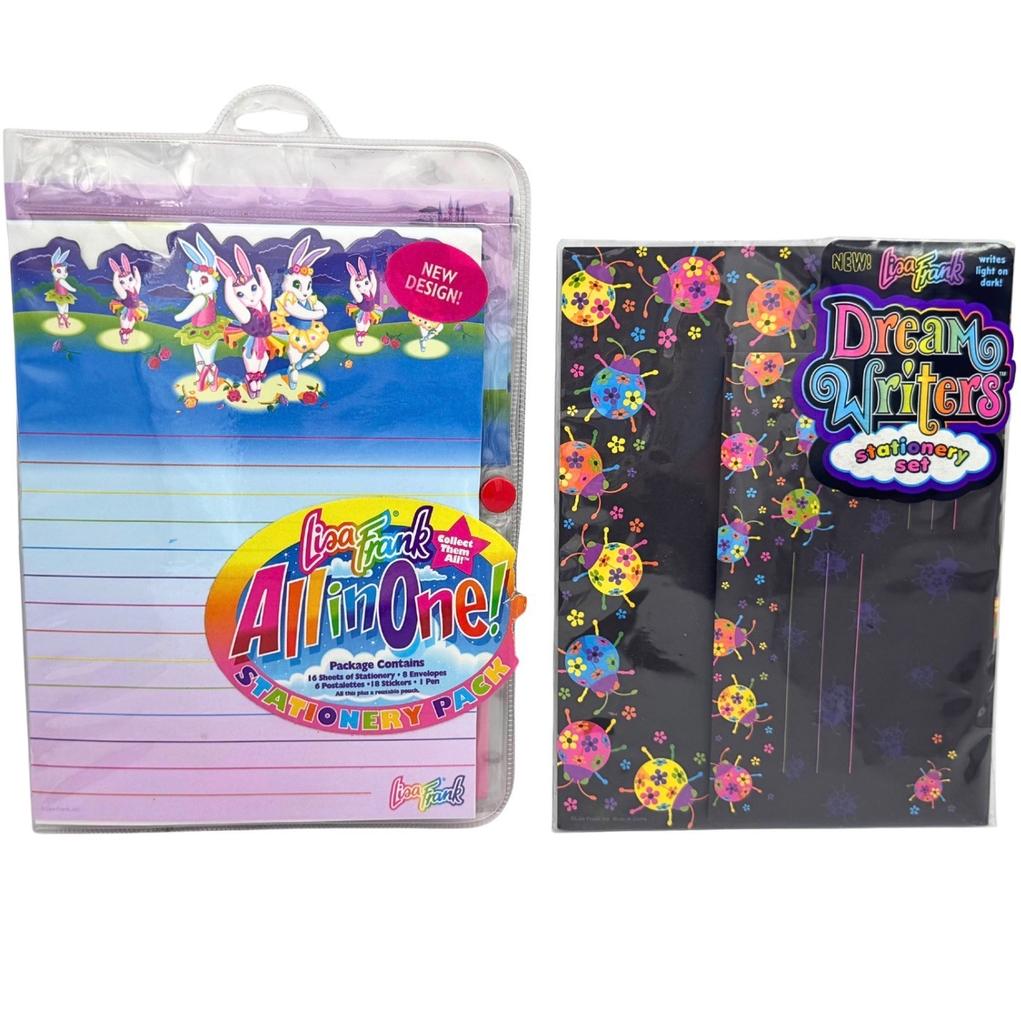 Vintage Lisa Frank Stationery Lot - Pre-owned / Mixed & Partial Sets