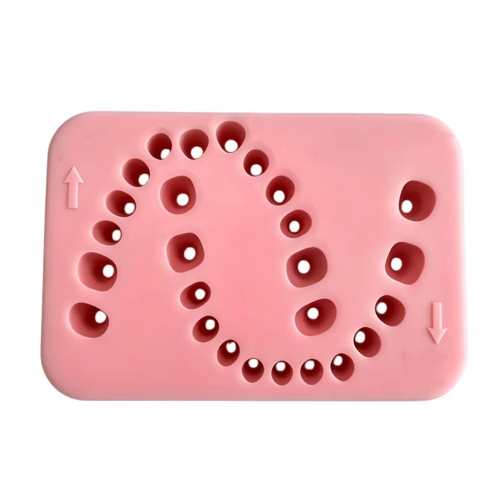 1Pc Dental Customizable Former Mold Implant Silicone Gingival Cuff Forming Block