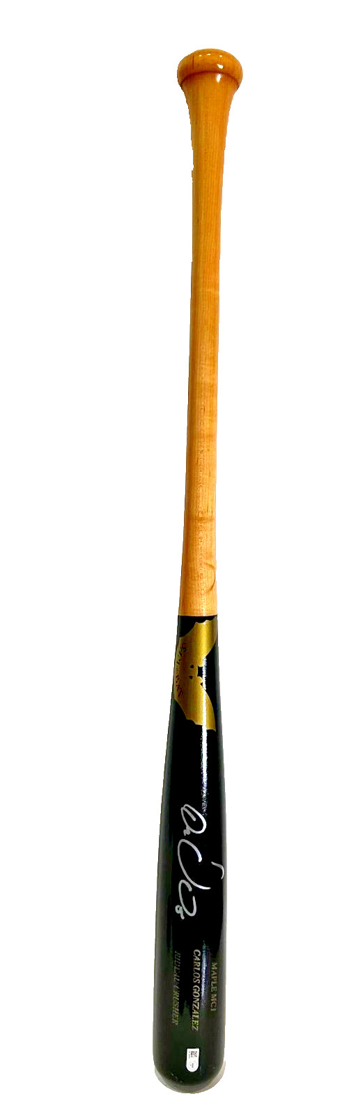 Carlos Gonzalez Autographed Bat Maple MCI Rideau Crusher MLB Authenticated