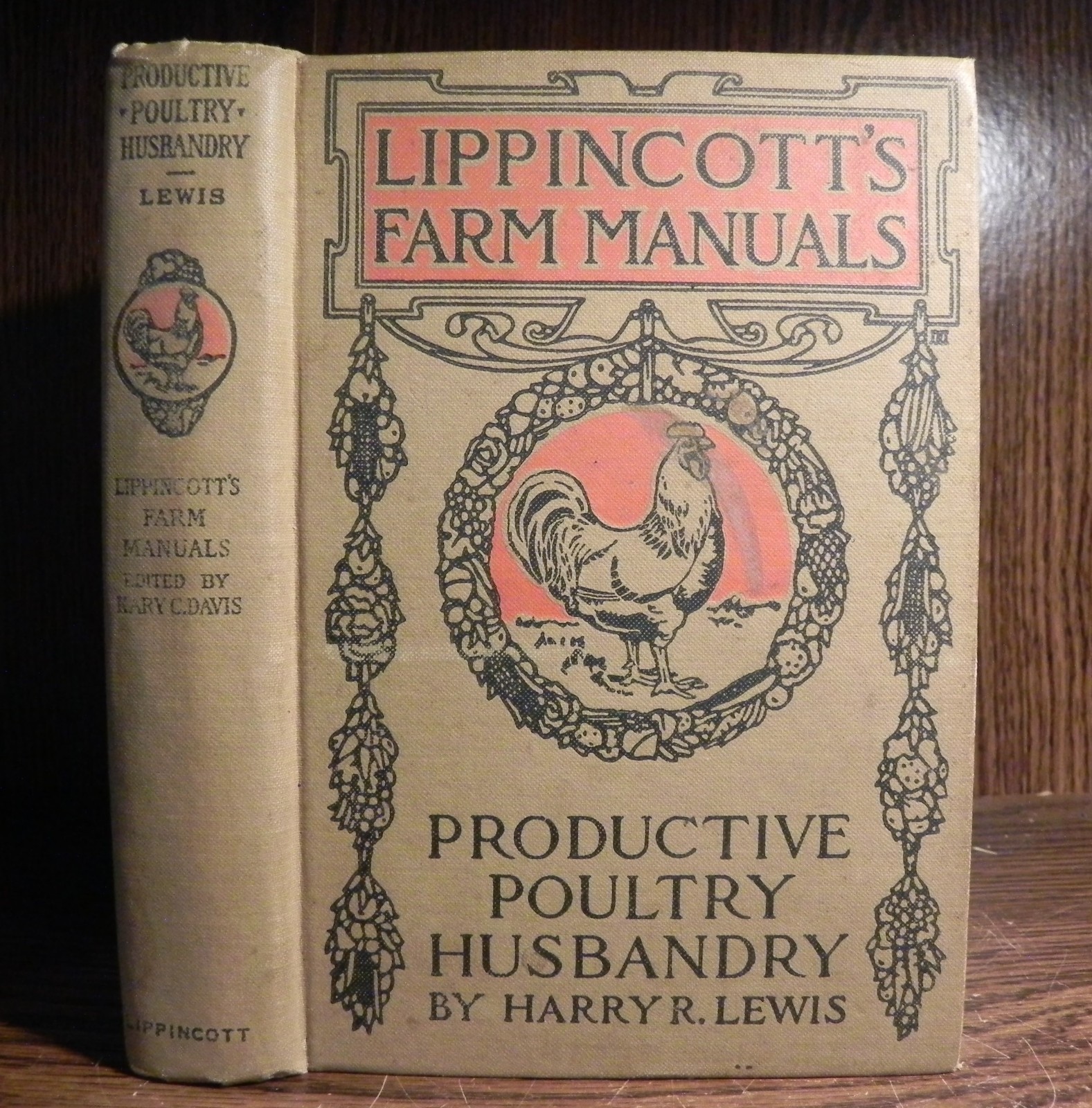 1921 Productive Poultry Husbandry - Lippincott’s Farm Manual - Antique Ag Book