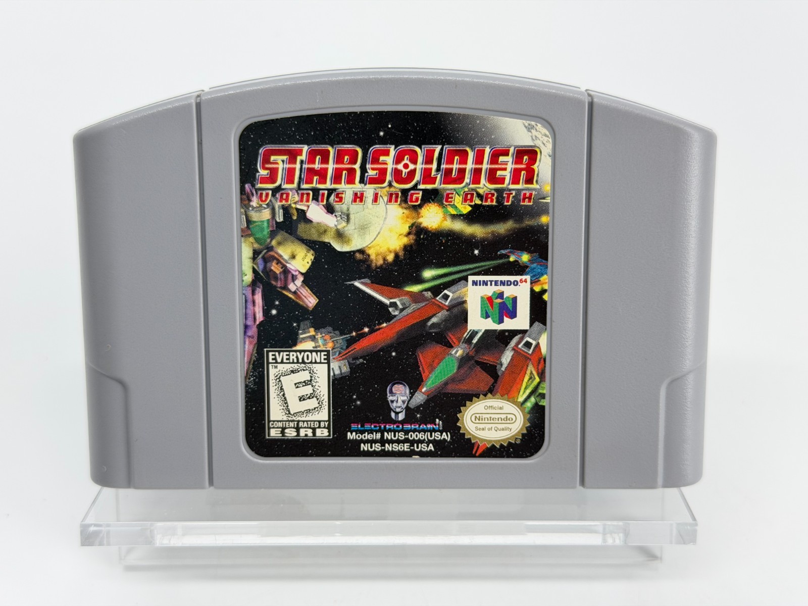 Star Soldier: Vanishing Earth (Nintendo 64 N64) Video Game Cartridge Authentic