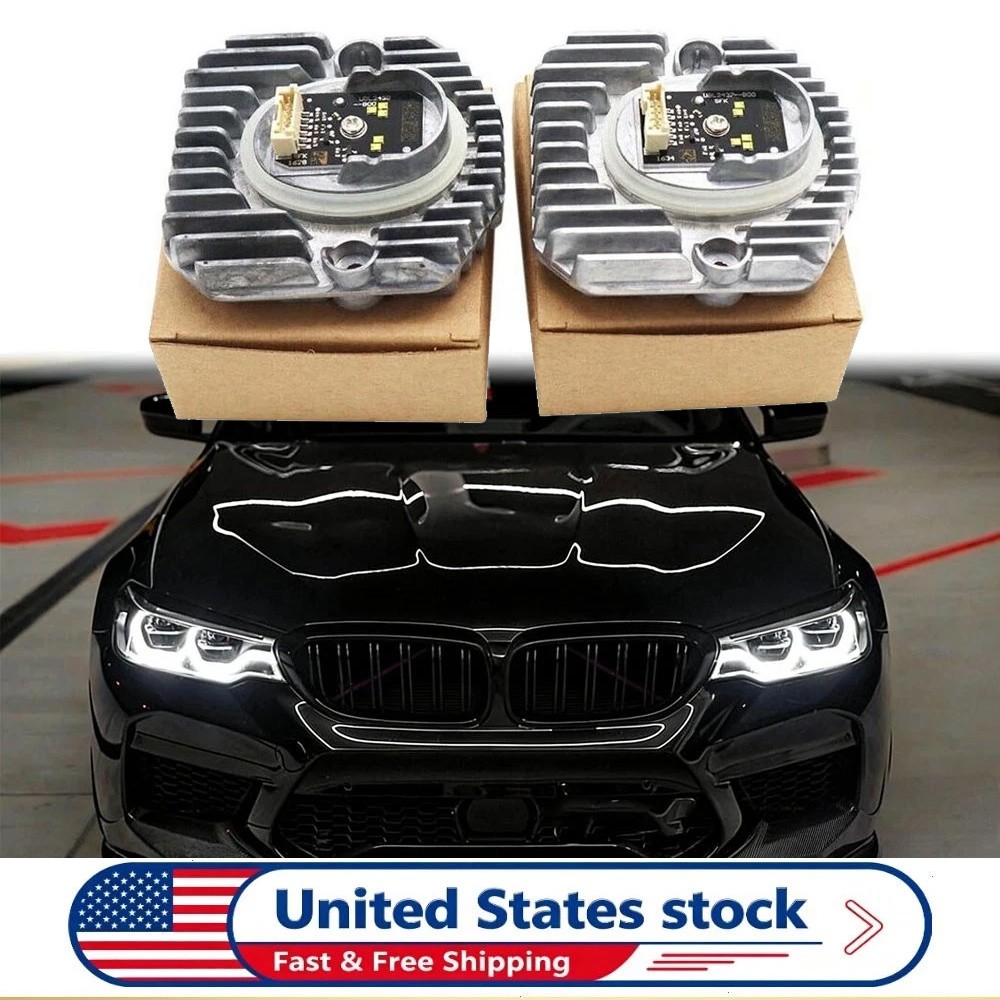 2x White DRL LED Module For BMW G30 530i 530iX 540i M550iX M5 2017-2020 Adaptive