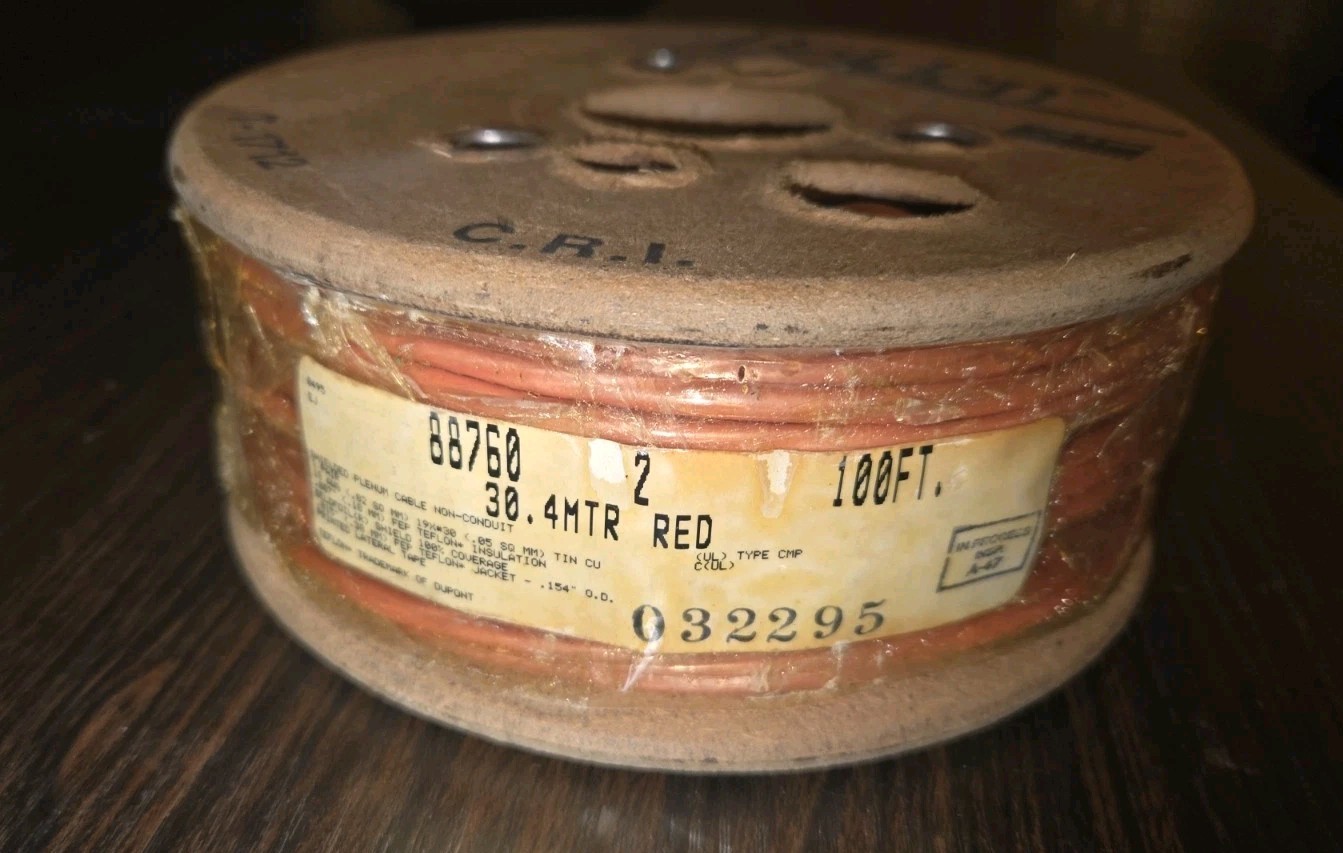  100FEET BELDEN 88760 PLENUM CABLE 18 AWG