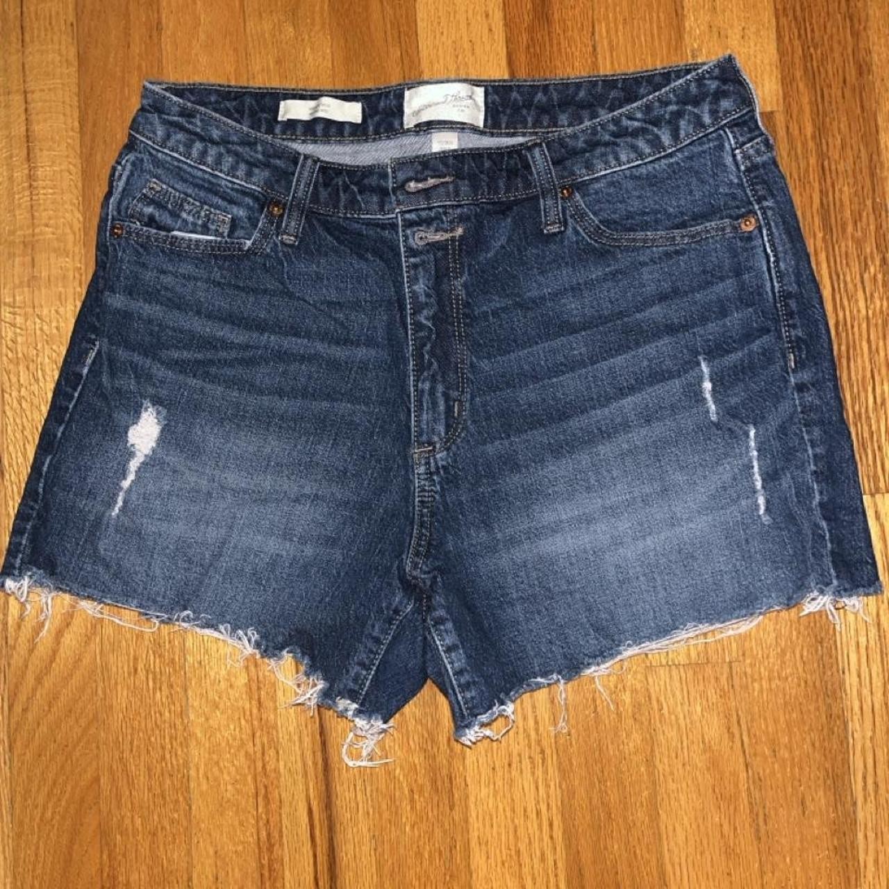 Universal Thread Women\'s Blue and Navy Shorts Universal Thread Women\'s Blue and Navy Shorts