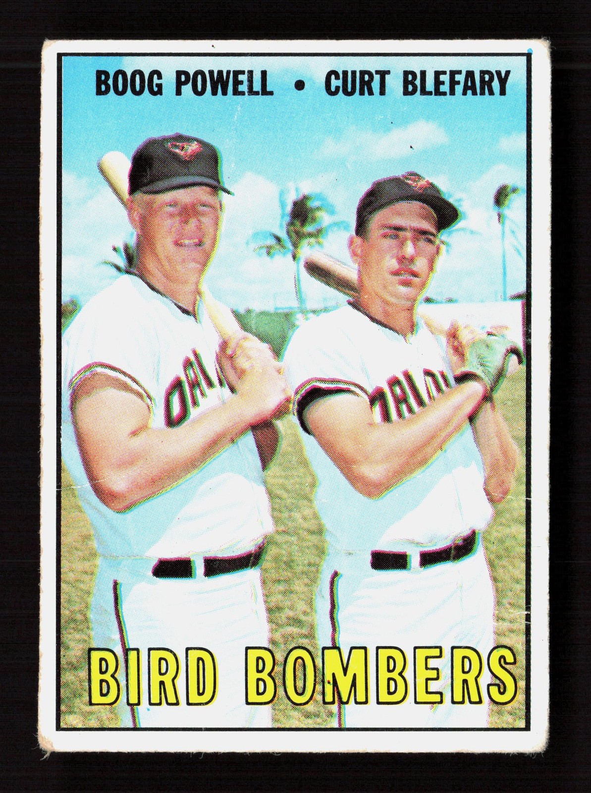 1967 Topps #521 Bird Bombers (Boog Powell / Curt Blefary)