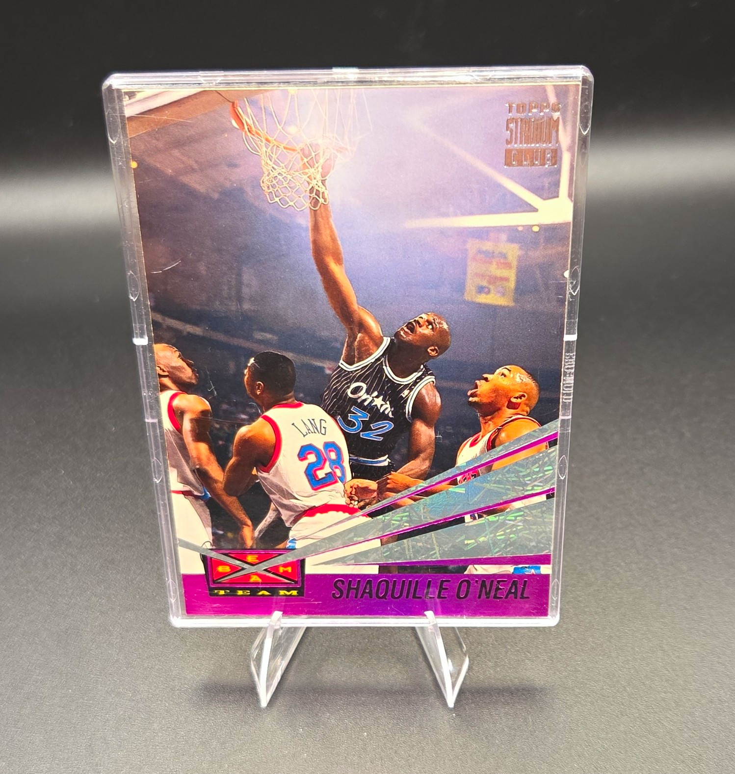 Topps 1993-94 Stadium Club Beam Team Shaquille O\'Neal #127 Magic Insert