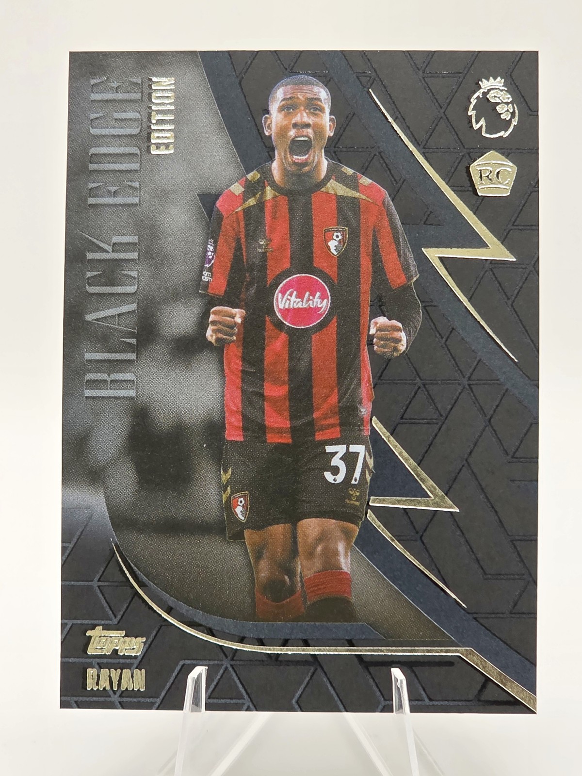 2026/27 Topps Flagship Premier Rayan Black Edge Edition RC AFC Bournemouth #BE 8
