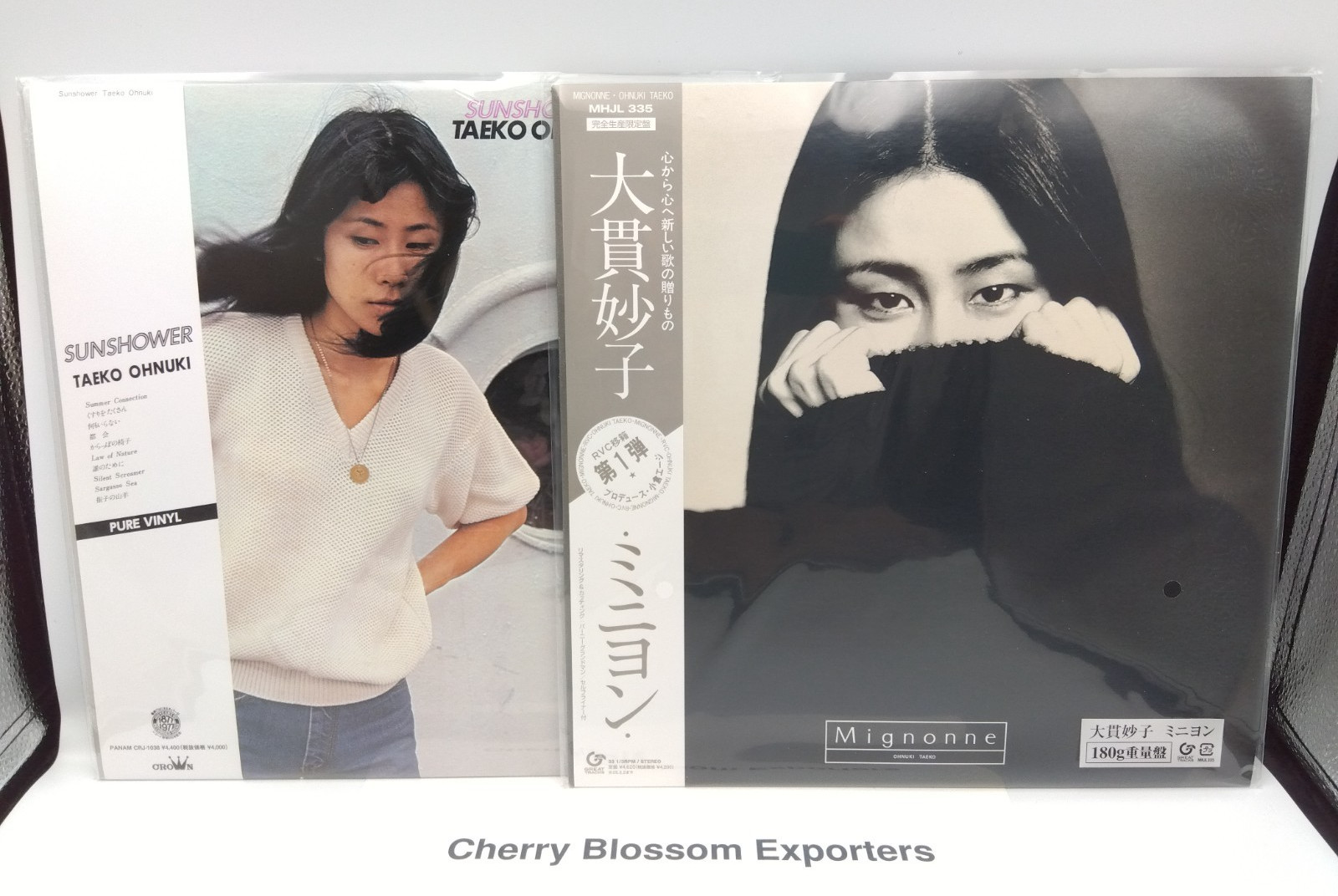 Taeko Onuki Mignonne Sunshower Vinyl Record Set With Obi New From Japan