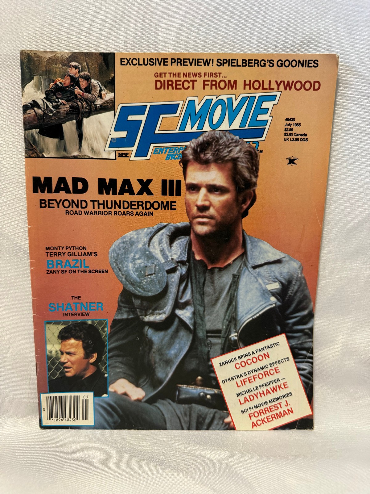 SF Movieland Magazine #31 July 1985 Mad Max III, Goonies, Brazil, Shatner Movie
