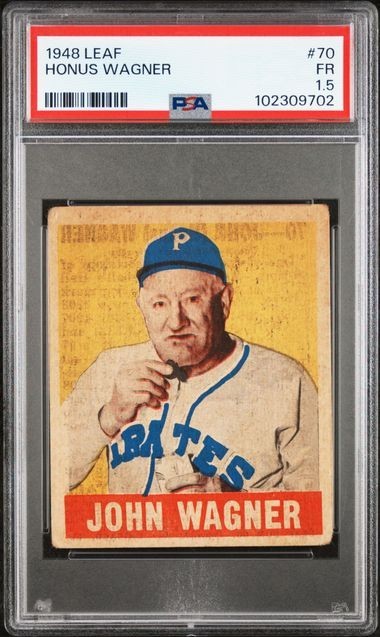 1948 Leaf #70 HONUS WAGNER -PSA 1.5 - Pirates HOF Tobacco Legend Dipping Manager 1948 Leaf #70 HONUS WAGNER -PSA 1.5 - Pirates HOF Tobacco Legend Dipping Manager