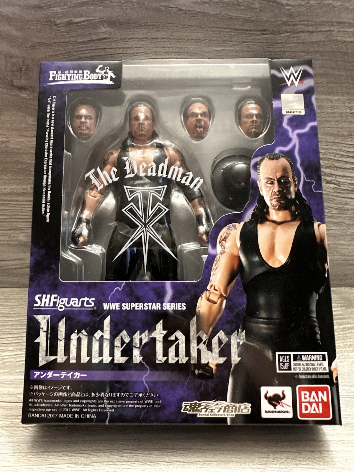 Bandai S.H. Figuarts Undertaker Action Figure WWE Deadman New Tombstone Super Bandai S.H. Figuarts Undertaker Action Figure WWE Deadman New Tombstone Super