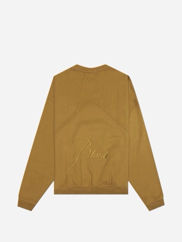 Rhude Sundry Camel Crewneck Sweatshirt XXL New With Tags 100% Authentic Rhude Sundry Camel Crewneck Sweatshirt XXL New With Tags 100% Authentic
