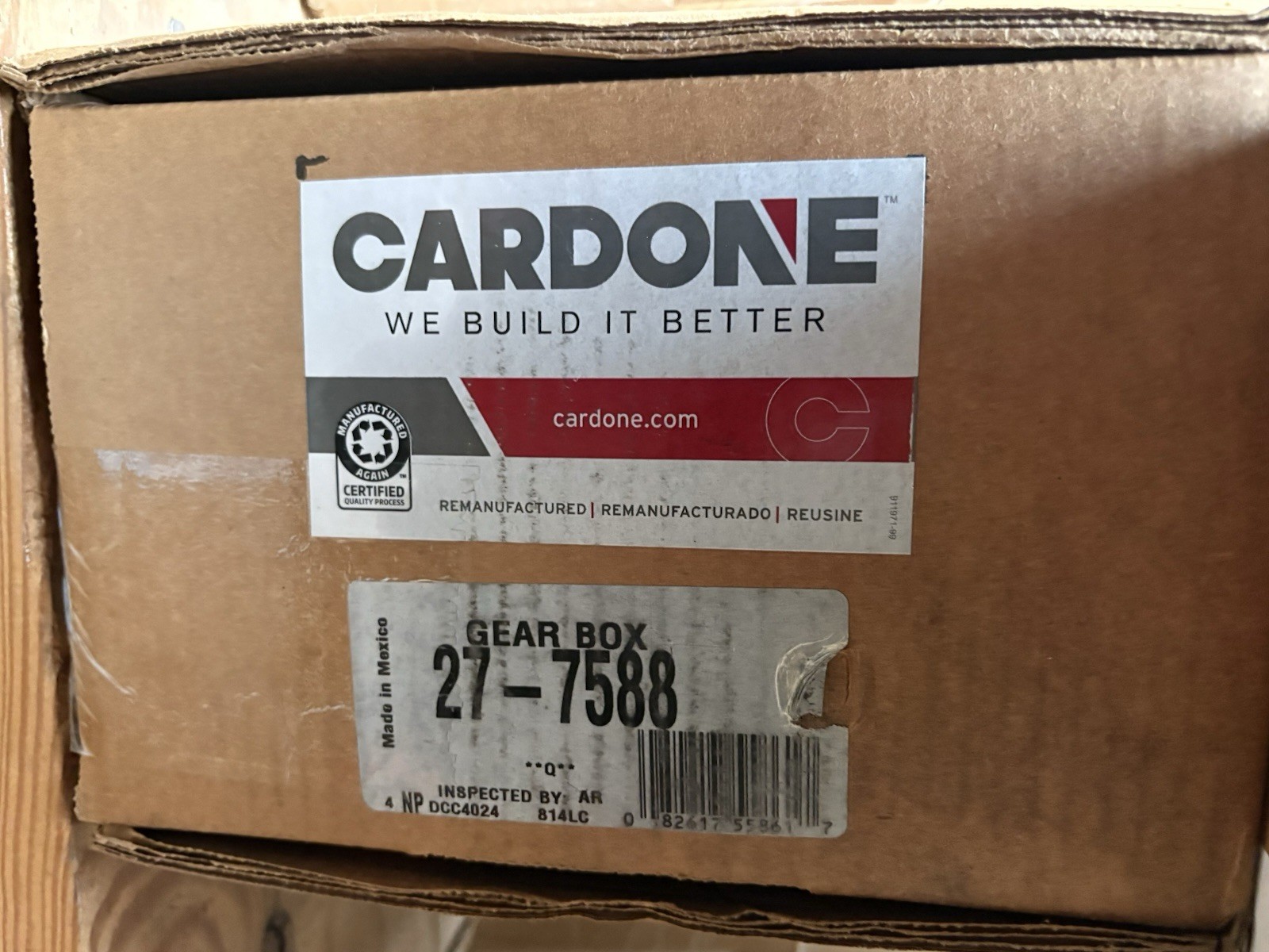 Steering Gear-4WD Cardone 27-7588 Remanufactured- Core Chg. Included