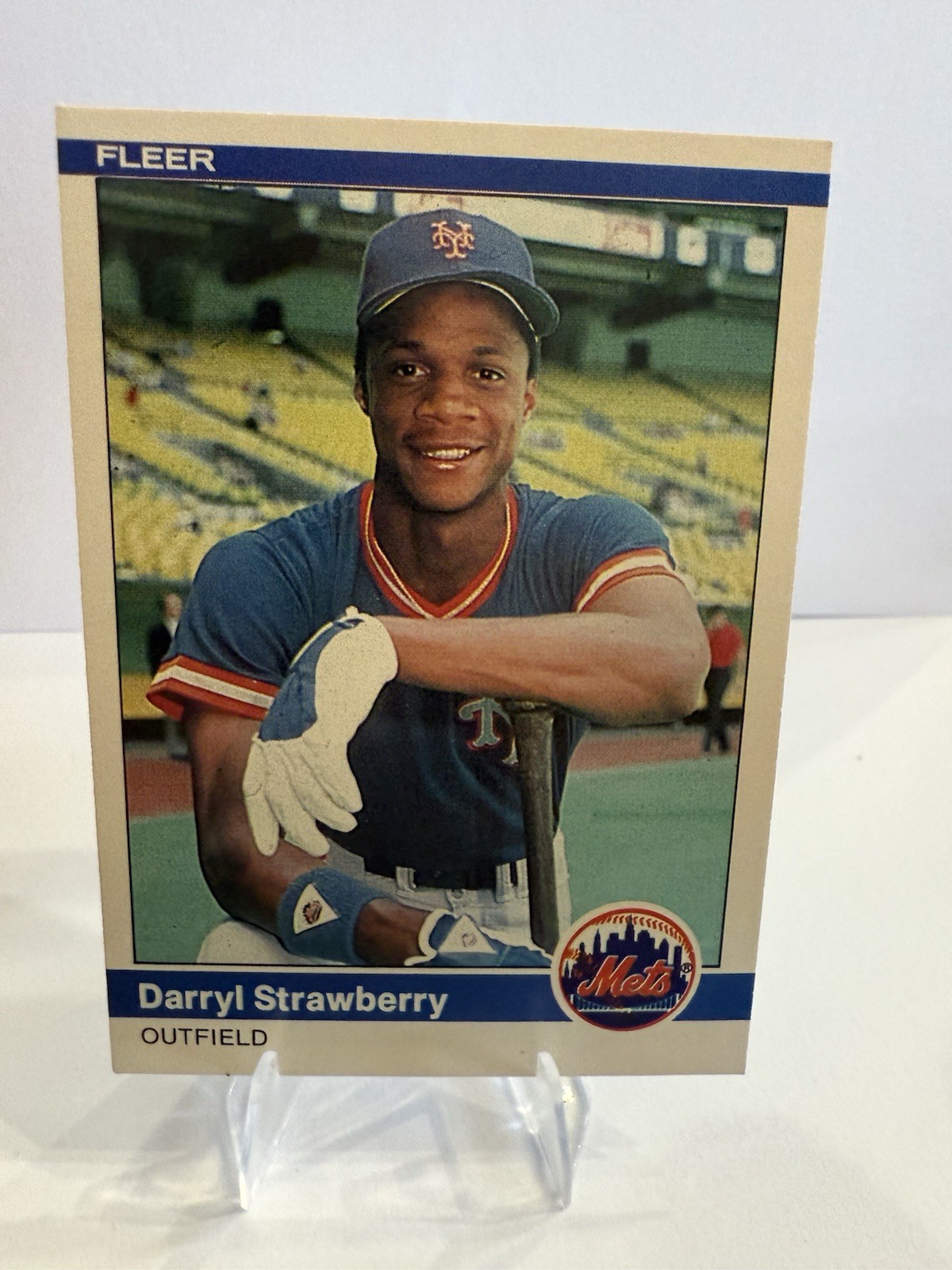 1984 Fleer Darryl Strawberry #599 RC Rookie New York Mets