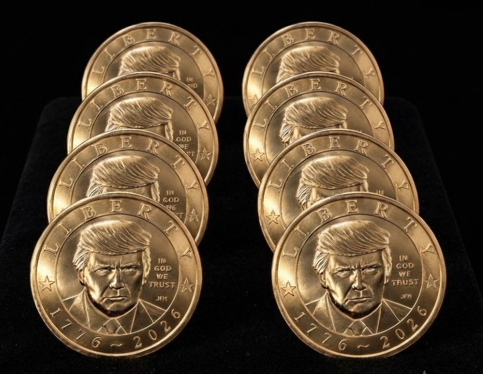 2026 US Donald Trump Dollar Uncirculated Lot of 10 In Hand Ships Now