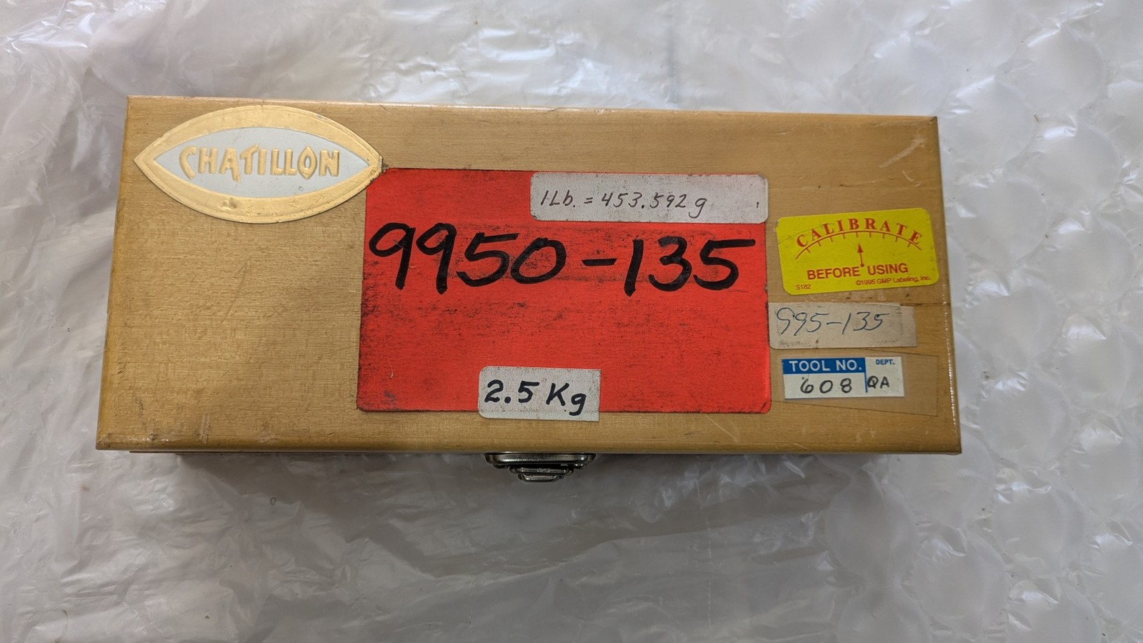 CHATILLON 9950-135 ILB-453.592G 2.5KG