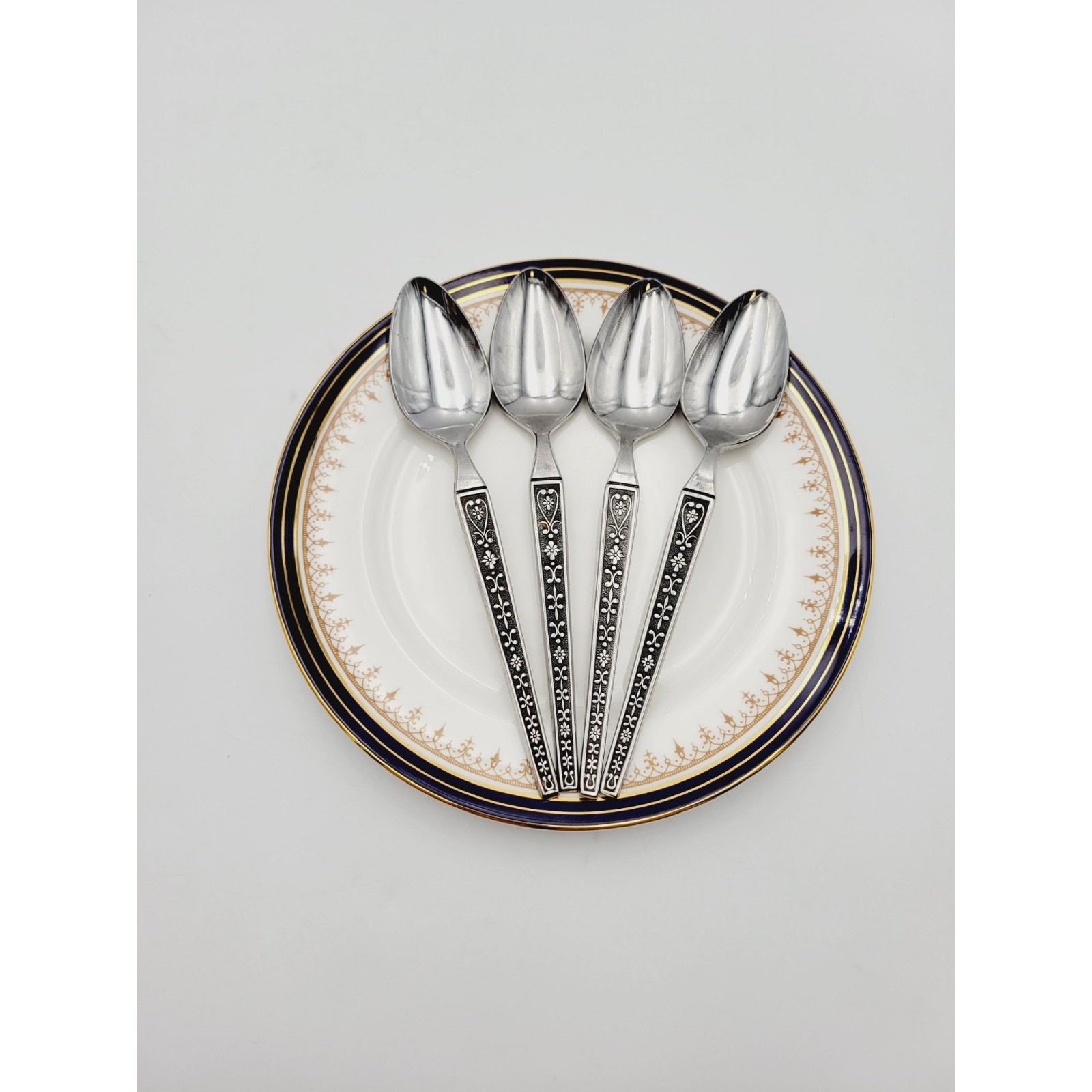 Riviera CORDOVA Set 4 Tablespoon Stainless JAPAN Vtg Flatware
