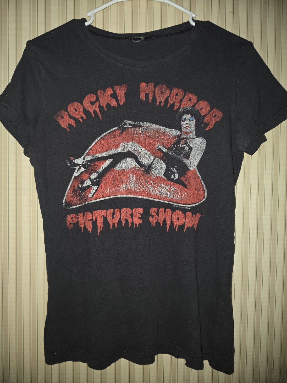 Vintage Rocky Horror Picture Show T-Shirt Black (2009 Fox) Dr Frank N Furter Sm.