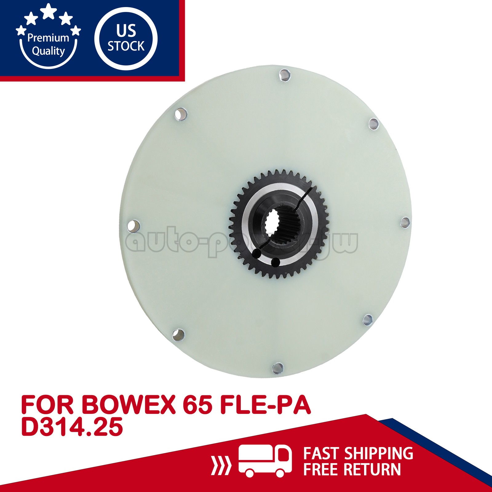 Road Roller Coupling For BoWex 65 FLE-PA D314.25 Inner 42T Inner 23T