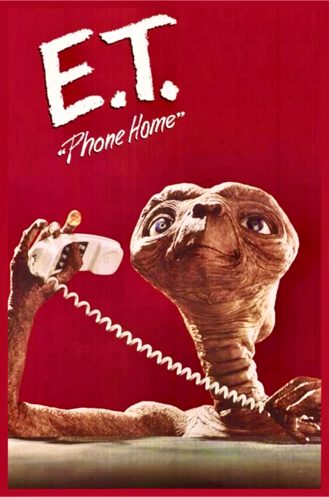 E.T. PHONE HOME Vintage Style Movie Poster 11x17 