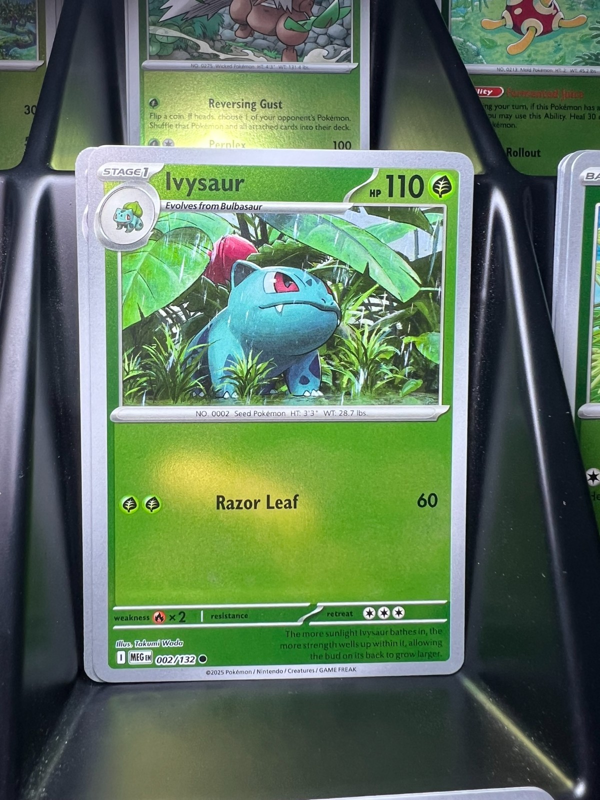 Ivysaur 002/132 Me01: Mega Evolution Reverse Holo Ivysaur 002/132 Me01: Mega Evolution Reverse Holo