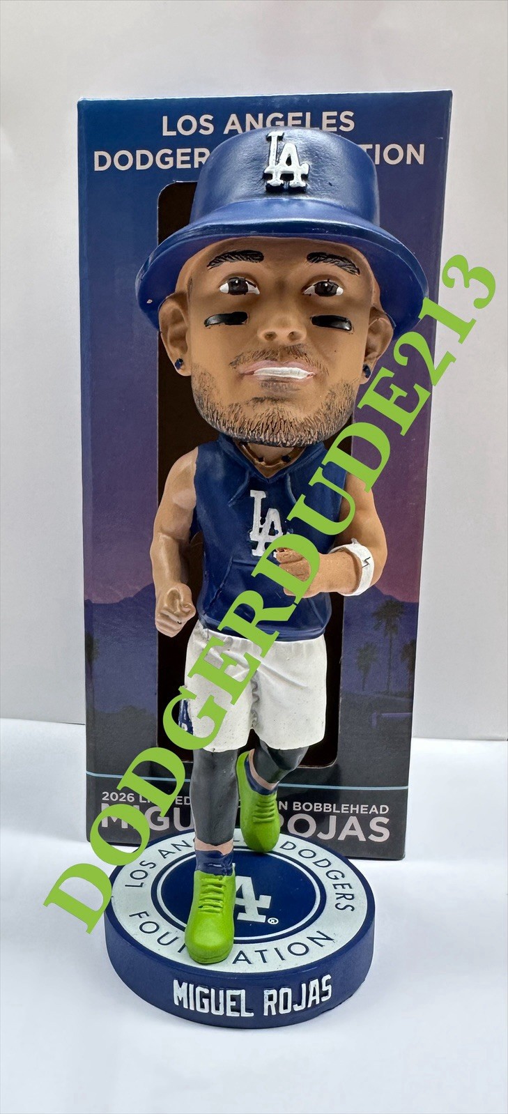 ๐งข ๐ LA Dodgers Miguel Rojas 9/26/26 LADF 5K Run Bobblehead ๐๐งข ๐งข ๐ LA Dodgers Miguel Rojas 9/26/26 LADF 5K Run Bobblehead ๐๐งข