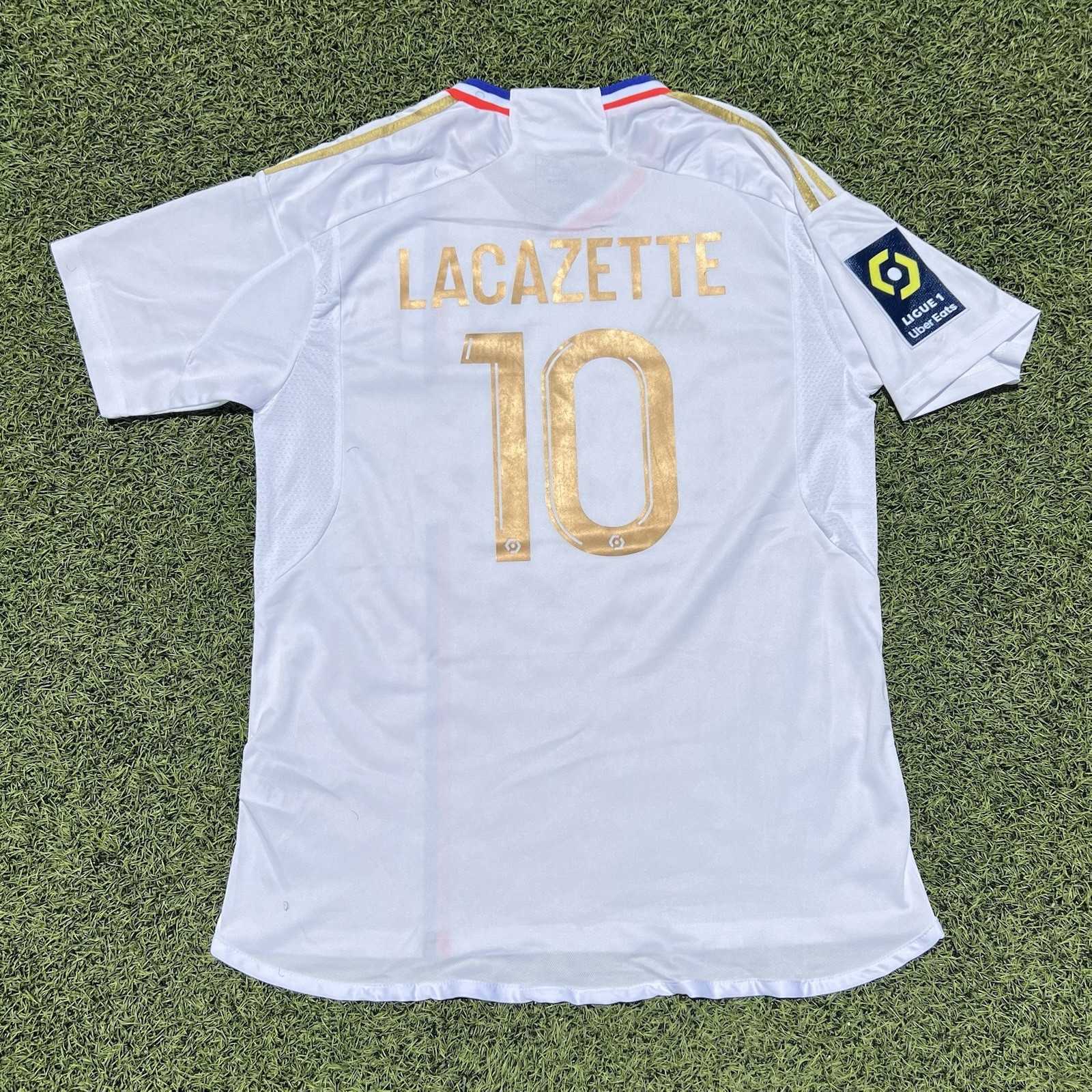 Lyon 2023/24 Ligue 1 Home Alexander Lacazette #10 Men's M/S