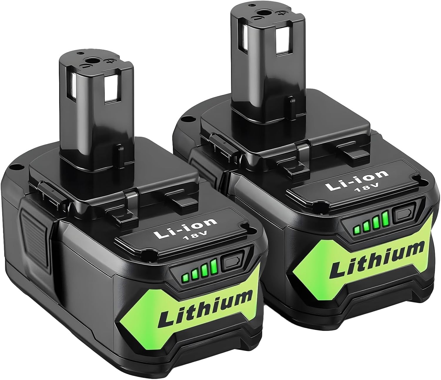 2PACK 18V 8.0Ah Battery Compatible With Ryobi 18 Volt Tools P108 P189 P190 P109