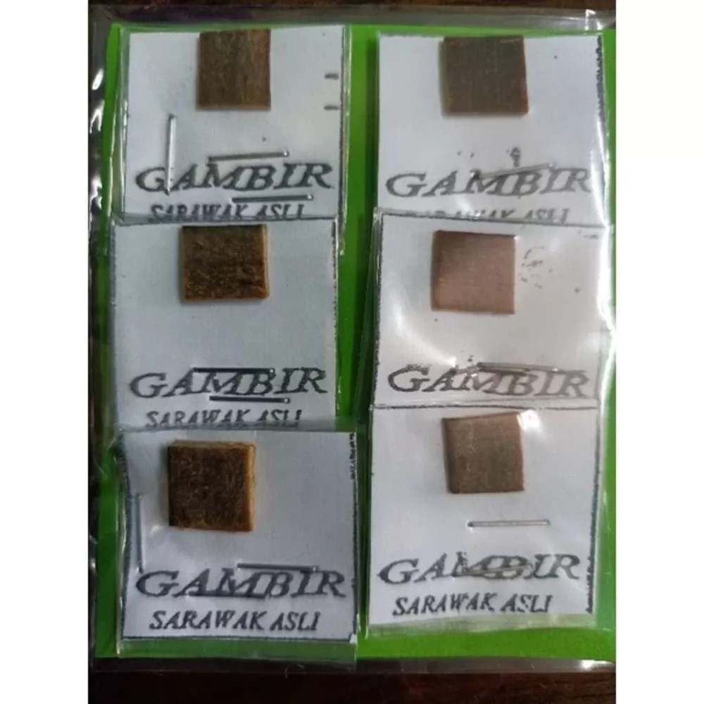 6 Pcs Pure Natural Gambir Sarawak New Enhance Men Delay Prolong (Free Shipping)