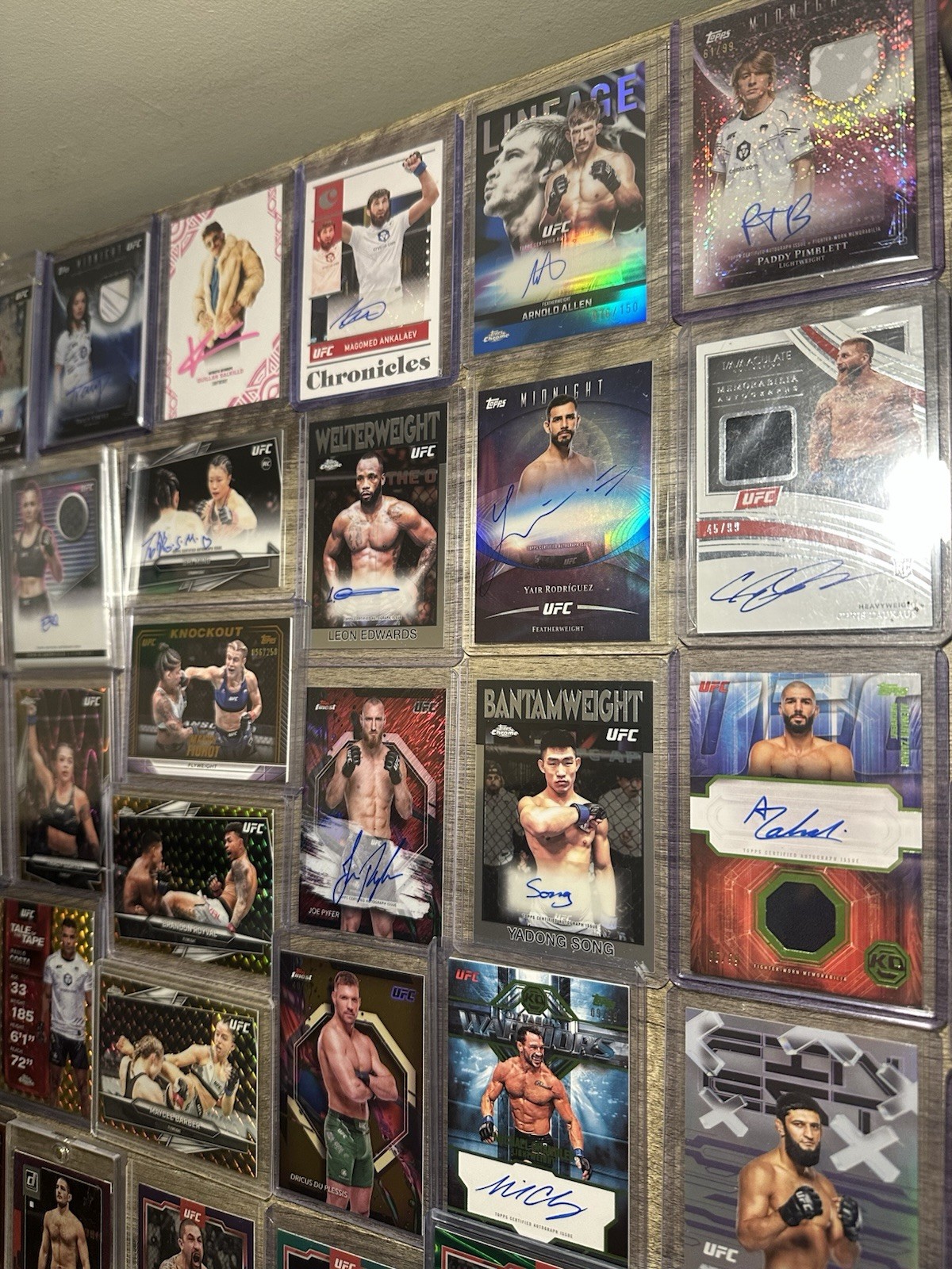 Huge Entire UFC Sports Card Lot, Autos, Numbered, Gold /50’s, Paddy Auto, RC’s