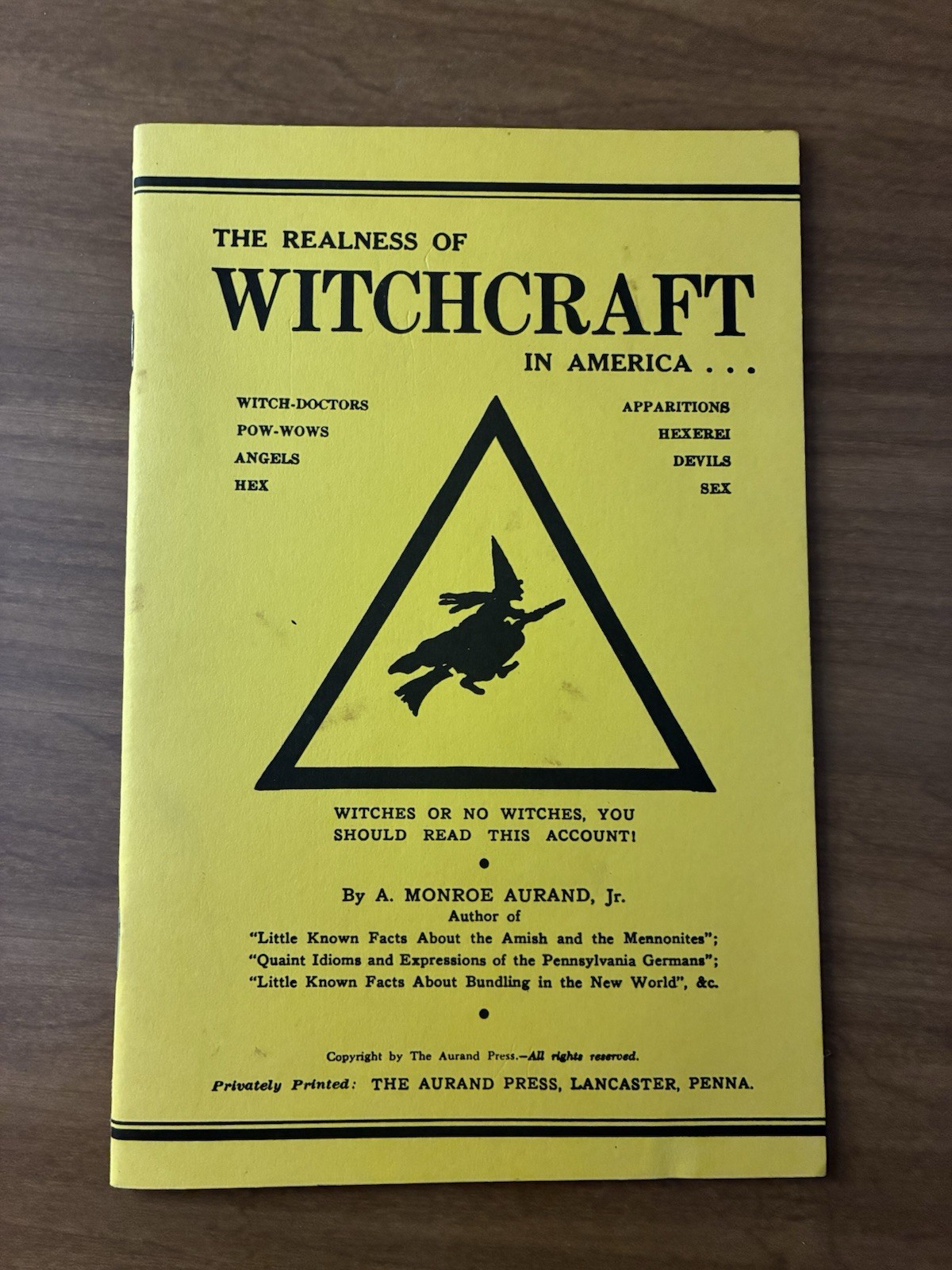 Rare Vintage 1942 Illustrated Edition The Realness Of Witchcraft In By America Rare Vintage 1942 Illustrated Edition The Realness Of Witchcraft In By America