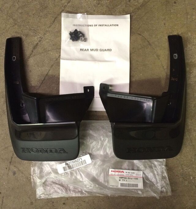Genuine OEM Honda CRX Rear Splash Guard Set 1990 - 1991 SH2