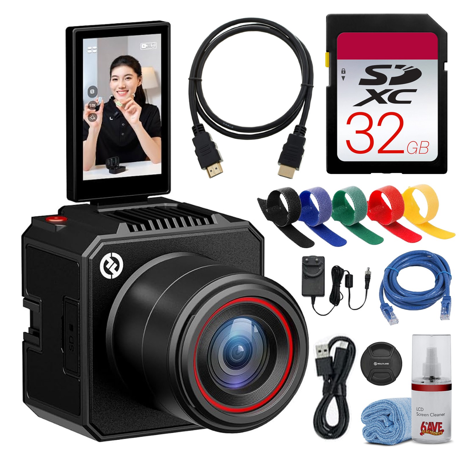 Hollyland VenusLiv Air 4K Live Streaming Camera 50MP AI Content Creator Bundle Hollyland VenusLiv Air 4K Live Streaming Camera 50MP AI Content Creator Bundle