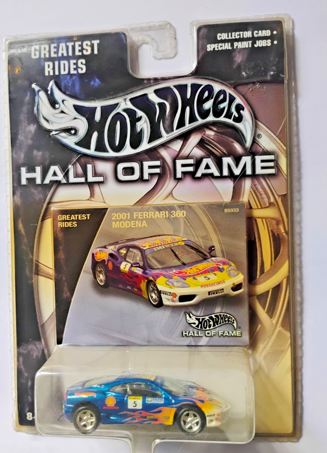 HOT WHEELS HALL OF FAME 2001 FERRARI 360 MODENA NIP 2002 MATTEL