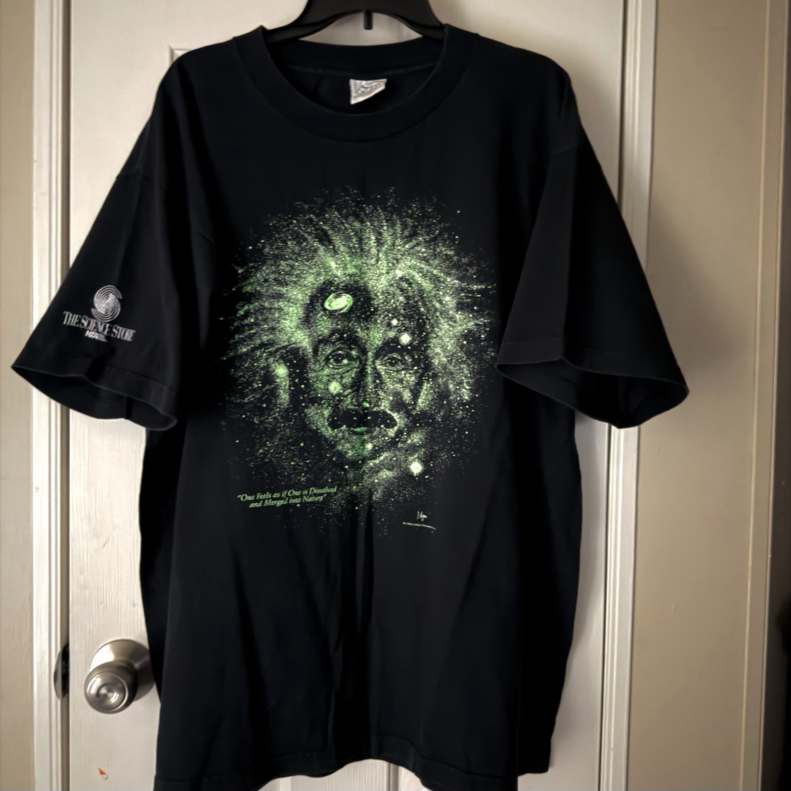 Vintage Albert Einstein 1993 Glow In The Dark Science T Shirt XXL Vintage Albert Einstein 1993 Glow In The Dark Science T Shirt XXL