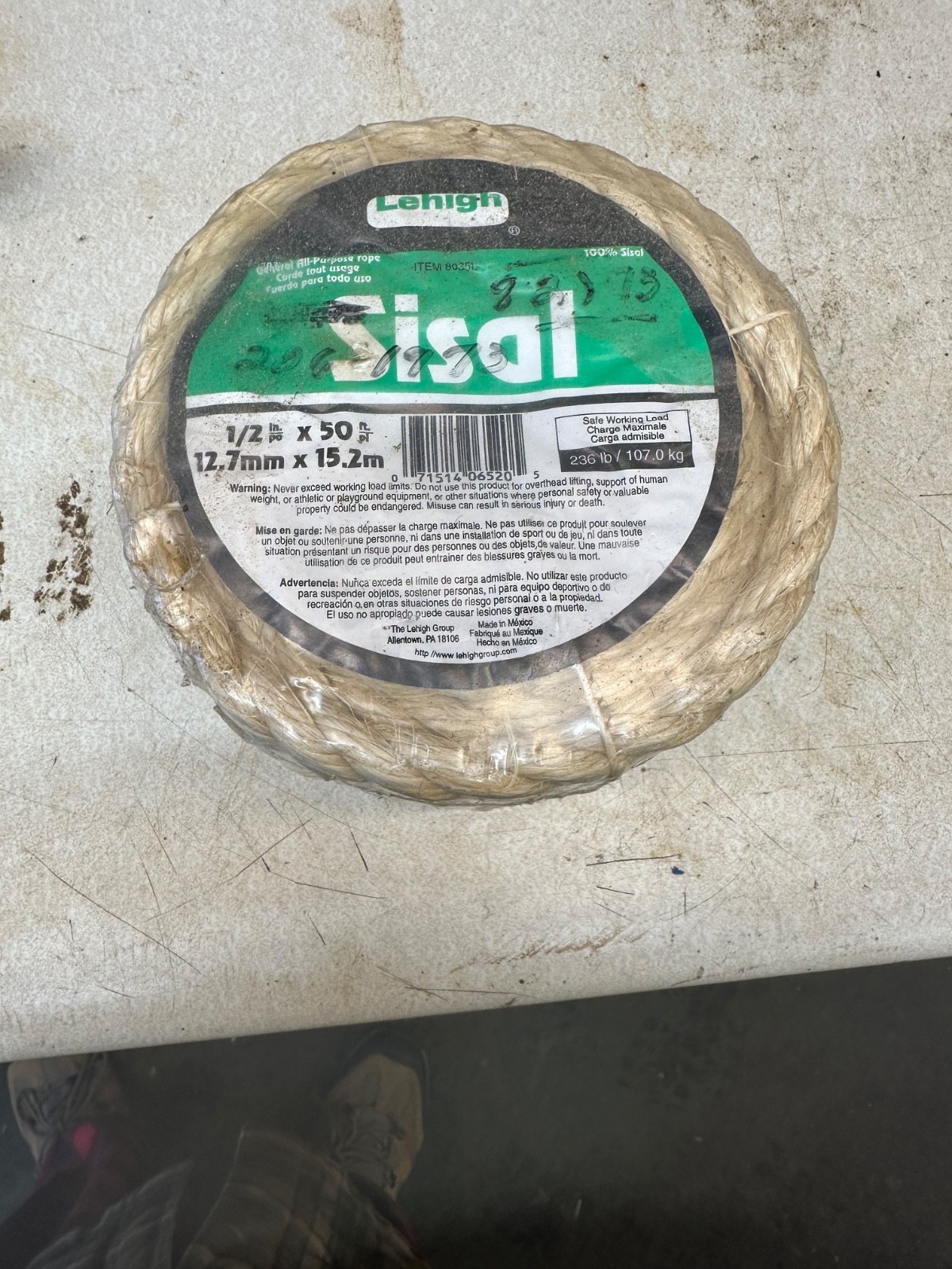 Sisal 1/2\ Sisal 1/2\