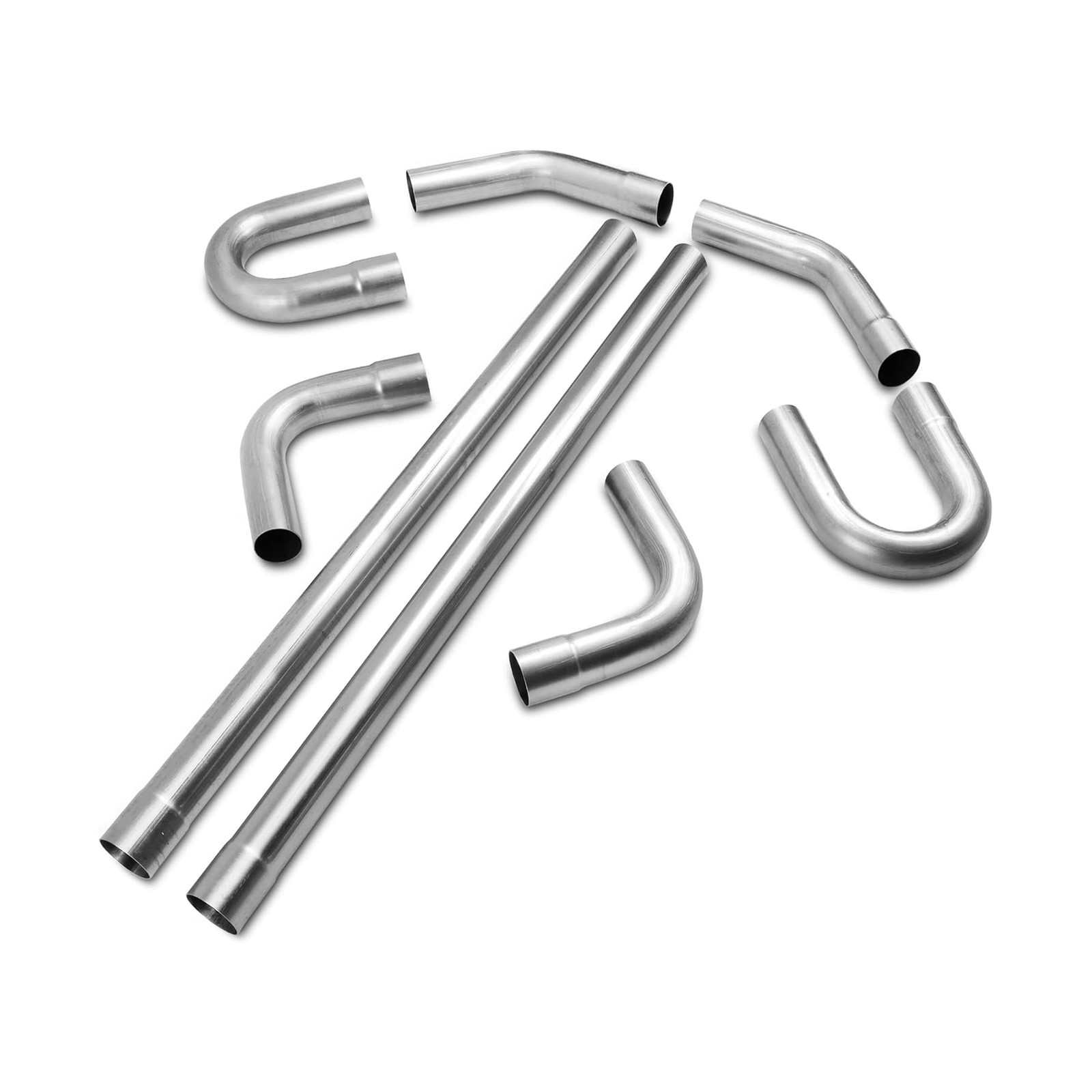 3 Inch Universal T304 Stainless Steel Exhaust Pipe Tubing Kit 16 Gauge Custom...