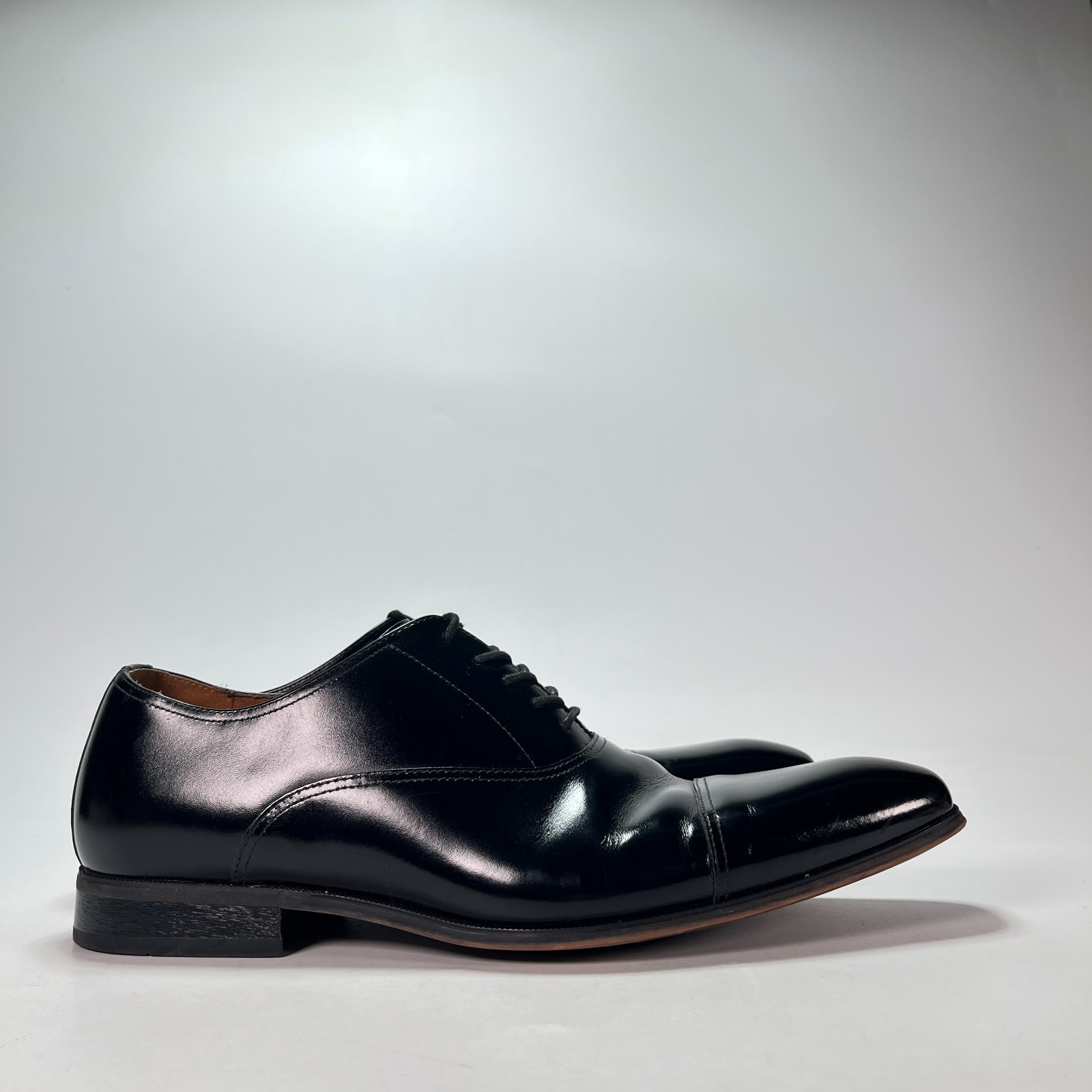 Florsheim Corbetta Black Lace Cap Toe Oxford Casual Dress Shoes Men\'s Size 11.5M