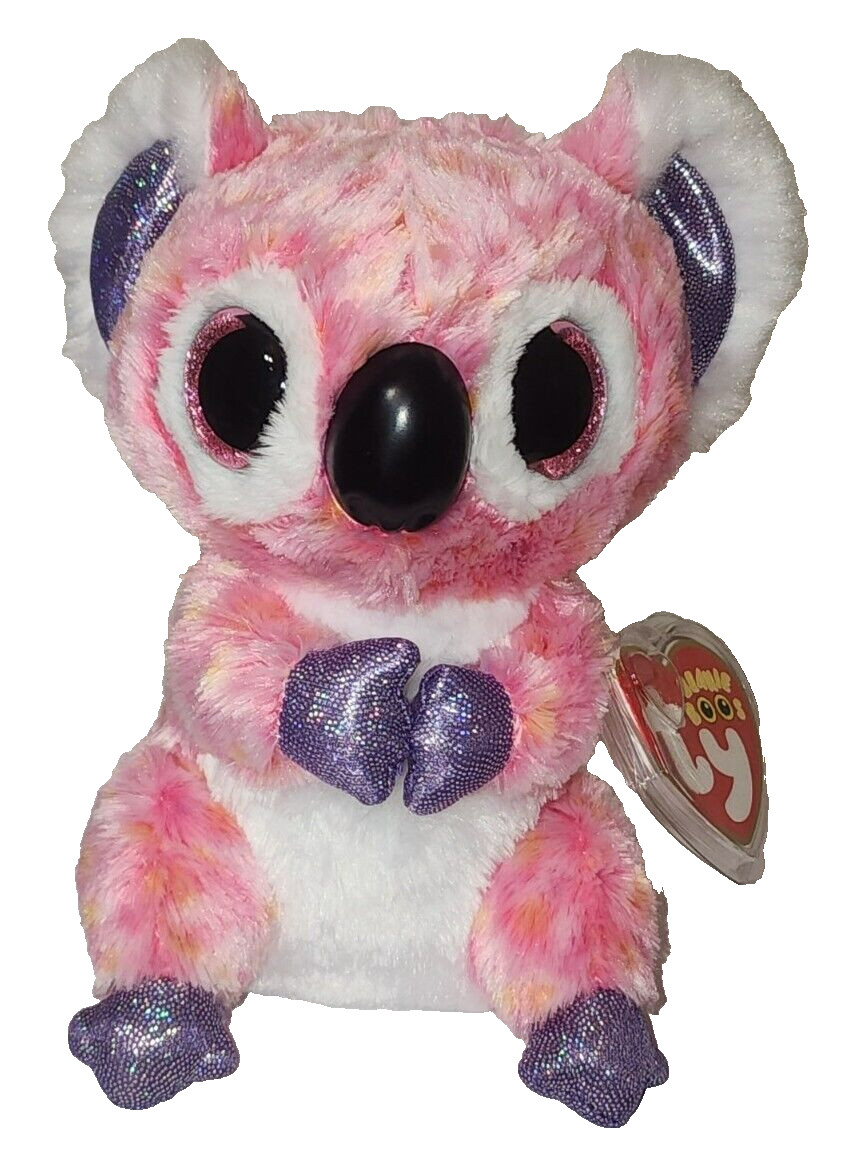 Ty Beanie Boos - KACEY the Pink Koala Bear (6 Inch) NEW MWMTs Stuffed Animal Toy
